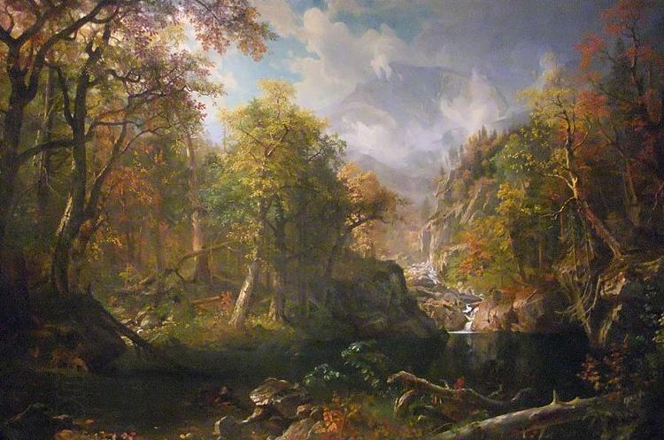 Albert Bierstadt The Emerald Pool oil painting picture